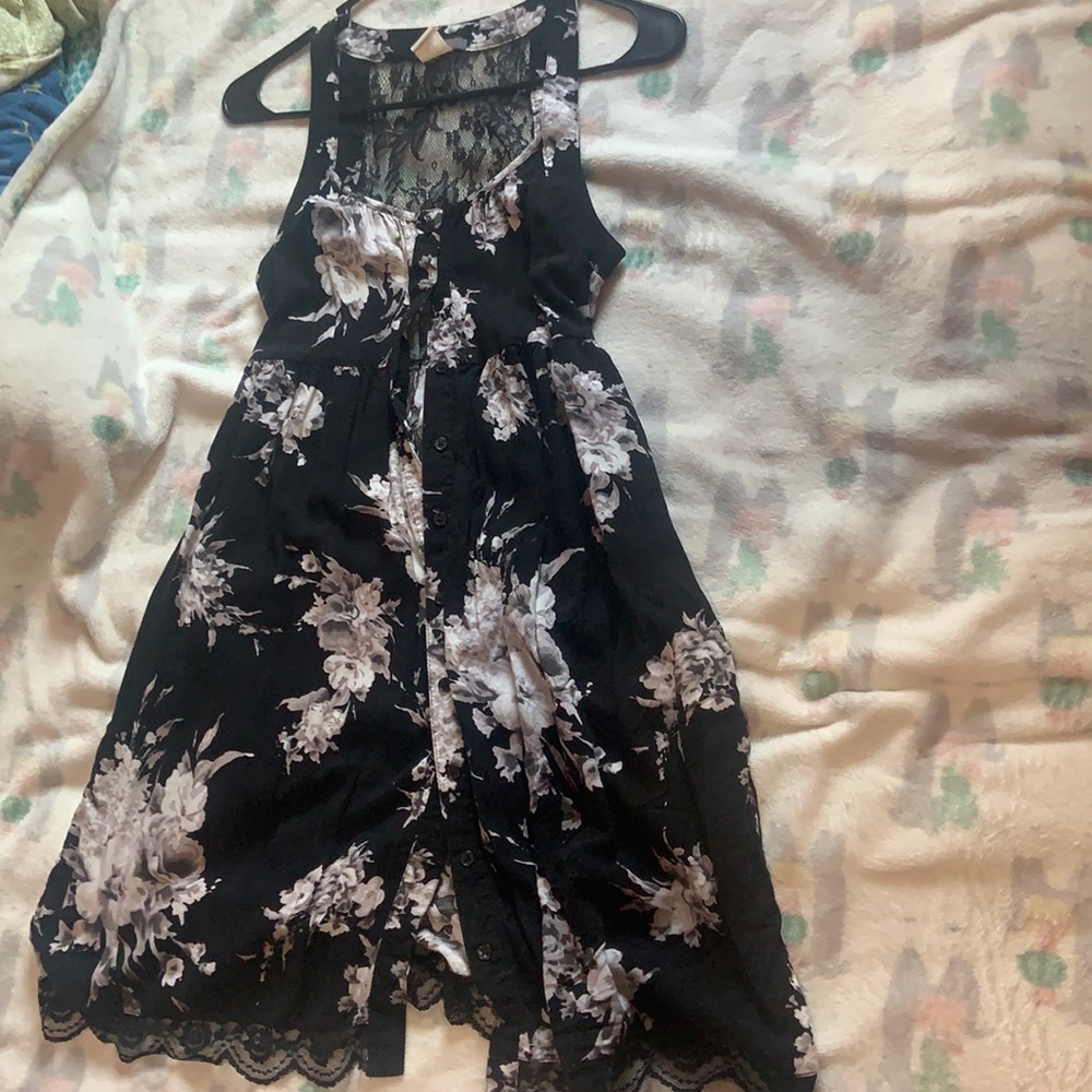 Back dress with lace